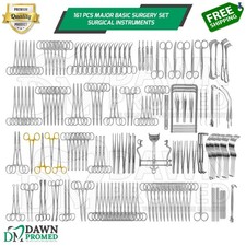 161 Pcs Major Basic Surgery Set Surgical Instruments Kit German Grade picture