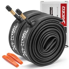 2-PCS 700C Bike Tubes 700x32C/35C/38C/40C/43C/45C/47C(32/47-622) Butyl Rubber picture