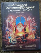 Unearthed Arcana - Advanced Dungeons & Dragons  1985 1st Edition Gary Gygax AD&D picture