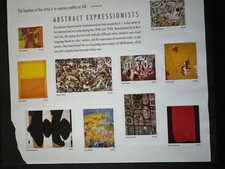 Scott #4444 Abstract Expressionists Pane of 10 44¢ Stamps (2009) picture