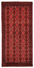 Vintage Hand-Knotted Area Rug 3'3