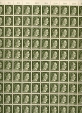 Wholesale Stamp Germany 10 Full Sheets 1941 WWII War 30PF Hitler MNH picture