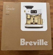 Brand New Breville The Oracle Jet Espresso Machine Sea Salt Brass BES985SSB picture