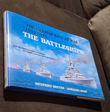 German Navy at War 1935-1945 Vol 1 The Battleships Hardcover Illustrated picture