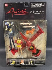 2001 BANDAI ANIME COLLECTOR COWBOY BEBOP 4 1/2” FIGURE SET SPIKE FAYE SWORDFISH picture