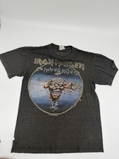 Vintage 1988 Iron Maiden Can I Play With Madness Concert T Shirt M Single Stich picture
