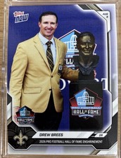 🏈 Drew Brees - Hall of Fame - 2026 NFL Topps NOW #OS1 - Saints picture