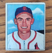 Bowman 1950 Bowman Johnny Lindell St. Louis Cardinals MLB Baseball Trading Card picture