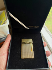 Dupont Paris Gold Tone Collectible Lighter w/ Presentation Box picture