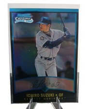 2011 Bowman Chrome - Throwbacks Ichiro Suzuki #351 Refractor English Back /99 picture