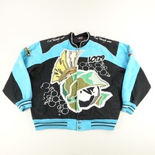 Vintage Lot 29 Jacket Mens 3XL Blue Black Looney Tunes Marvin Martian Coat Y2K picture