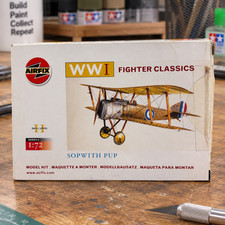 Airfix Sopwith Pup 1/72 00082 Plastic Model Kit WWI BiPlane Fighter Classics picture