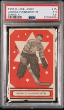 1933-34 O-Pee-Chee Series A George Hainsworth #15 PSA 1.5 Red Maple Leafs RARE picture