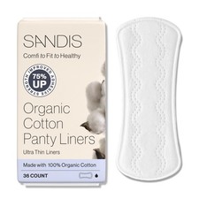 SANDIS Premium 100% Organic Panty Liners - Chemical Free 36 Count (Pack of 1) picture