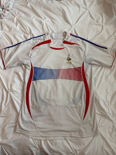 France FFF Soccer Jersey Shirt Mens L White Red Blue Football Missing Tag picture
