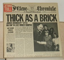 Jethro Tull – Thick As A Brick - 1972 Vinyl LP Record Album with Newspaper picture