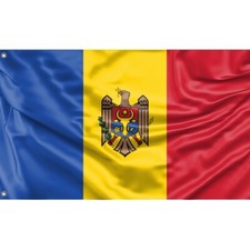Moldova Flag, Unique Design, 3x5 Ft / 90x150 cm size, EU Made picture