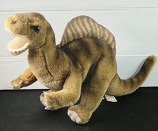 Vintage GUND Dimetrodon Dinosaur Plush Stuffed Animal Brown Green picture