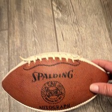 1975 Ottawa Rough Riders Team Signed Spalding CFL Football Tony Gabriel + picture