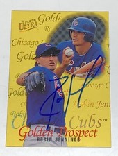 Robin Jennings SIGNED 1996 Fleer Ultra Golden Prospects #11 Chicago Cubs Auto RC picture