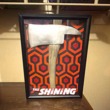 Nightmare Trash The Shining Jack Torrance Axe Prop Display Shadow Box Frame picture