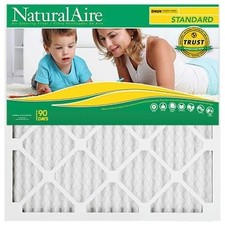 NaturalAire 20X25X1 HVAC Furnace Pleated Air Filter 84858.012025 12 Pack MERV 8 picture