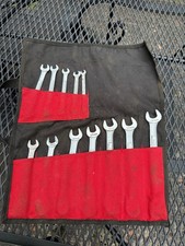 Vintage craftsman wrenches made in the usa tools roll up pouch picture