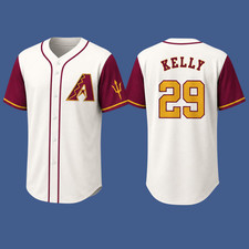 HOT ITEM 2026 Diamondbacks ASU Merrill Kelly Jersey Giveaway All Size Fan Gift picture