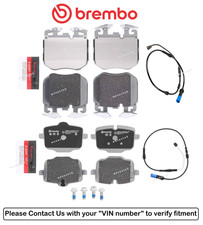Front & Rear Brake Pad Set OE Brembo Ceramic +Sensor for BMW X4 M / Competition picture