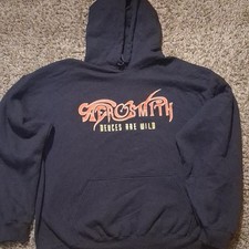Aerosmith Deuces Are Wild Hoodie Sweatshirt Size XL Original Rock Pop Music picture