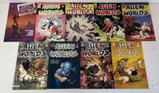 1982 Pacific ALIEN WORLDS #1 2 3 4 5 6 7 8 9 ~ FULL SET ~ Dave Stevens picture