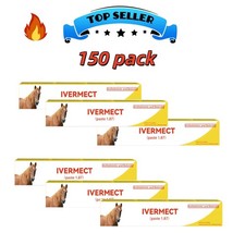 150 Pack Horse Dewormer Paste Apple Flavor  Fast Free Exp 01/2028 US picture