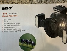(1012) MEIKE MK-MT24 II TTL Macro Flash Set 2.4GHz Twin Flash MK-R200 II picture