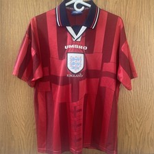 Umbro England 1998/99 Men’s Away Football /Soccer Jersey Jersey Size Medium- VTG picture