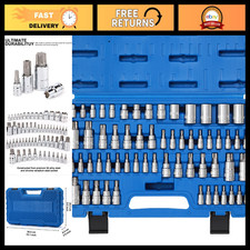 60-Piece Torx Bit Socket Set, External Torx & Master Sockets, S2 & Cr-V Steel, E picture