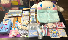 Cinnamoroll Stationery Set Lot Pens Memo Pads Plus Storage Watches & Cables picture