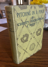 Pitching In A Pinch by Christy Mathewson 1915 Grosset & Dunlap VG+ baseball picture
