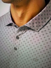 Travis Mathew Men's Final Drive Golf Polo Shirt, Men’s Large, $109 Retail, NEW picture