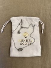 Kendra Scott Necklace Silver Stone & Chain picture