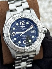 BREITLING Super Ocean Steel Fish A17390 black Dial Diver Men’s Watch Bracelet picture