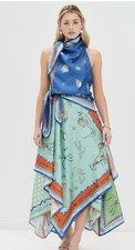 Alemais Silk Scarf Surrealist Dress picture
