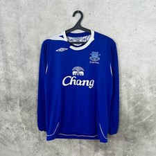 EVERTON 2006 2007 HOME FOOTBALL SHIRT UMBRO LONG SLEEVE JERSEY SIZE L picture