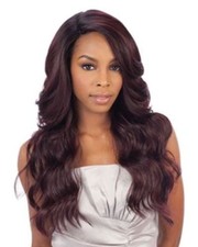 FREETRESS EQUAL DEEP INVISIBLE 'L' PART SYNTHETIC LACE FRONT WIG - DANITY picture
