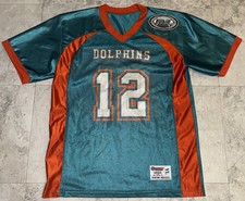 Miami Dolphin #12 Jersy Friday Night Lights Jersey Size YL #12 FNL picture