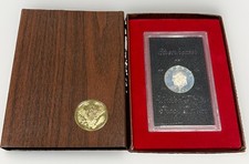1971-S U.S. Eisenhower Dollar Coin Silver Proof Set Brown Box Uncirculated picture
