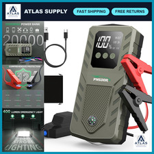 6000A Portable Car Battery Jump Starter, 20000mAh Power Bank, 12V with Flashligh picture
