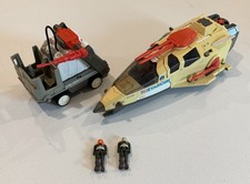 Starcom Starmax Bomber + HARV 7 + 2 Figures 1986 Vintage Coleco picture