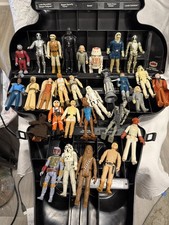 Vintage Kenner Star Wars Action Figure Lot 25+ Figures Darth Vader Case 1977 picture