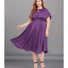 Torrid Fantastic Beasts Leta Lestrange Purple Cape Dress Crimes of Grindelwald picture