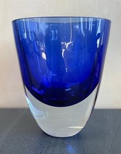 Vintage Murano Blue Barbini Orggetti Vase  picture